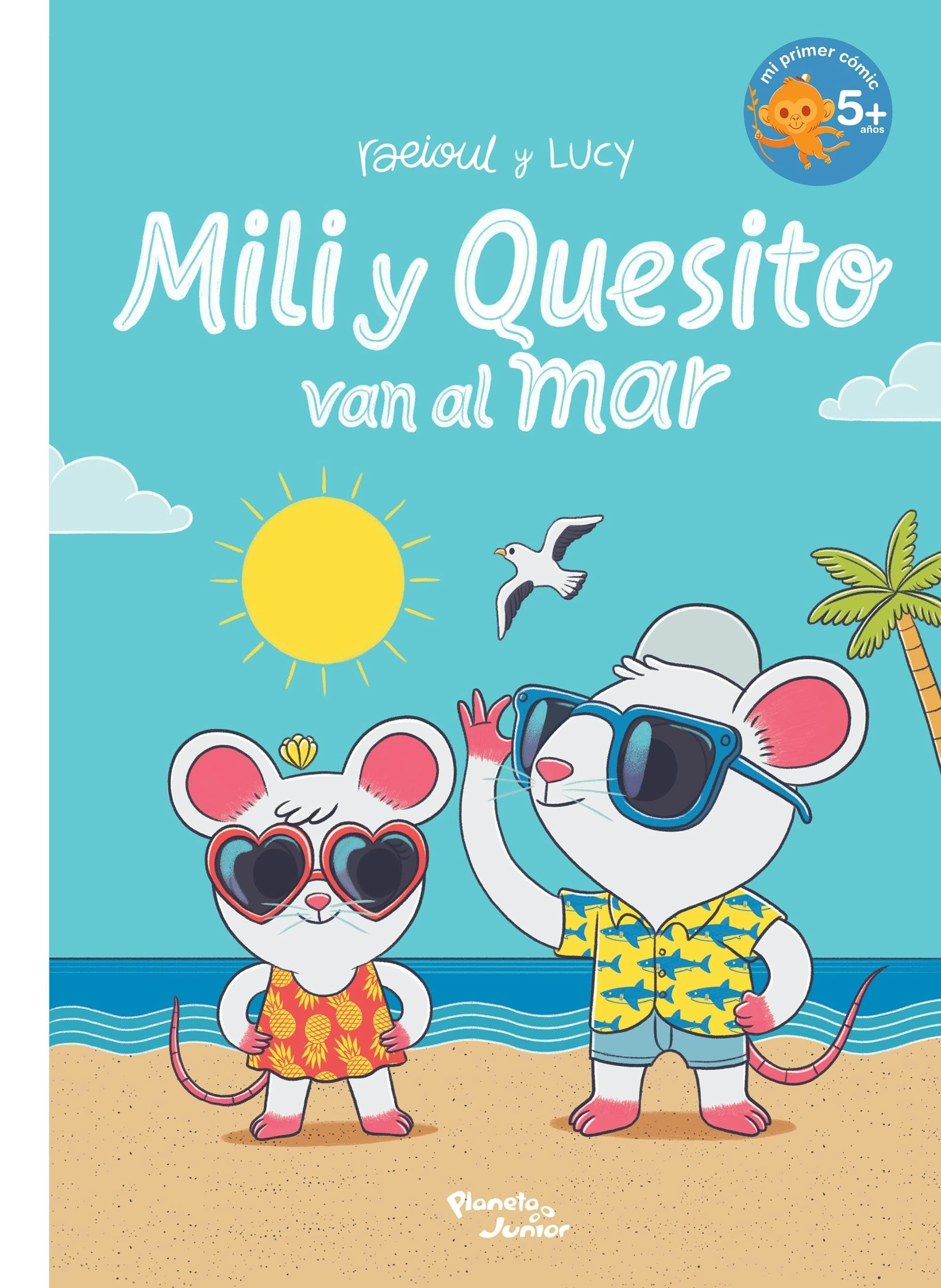 Book cover image for Mili y Quesito van al mar (Cómic) / Mili and Quesito Go to the Sea (Comic Book) ISBN: 9786070777806